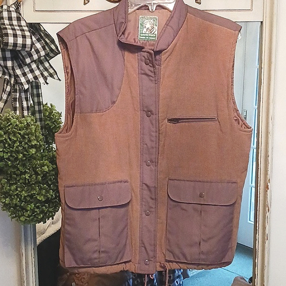 White Tiger 🐅 Corderoy Vest Mauve/Pink  L